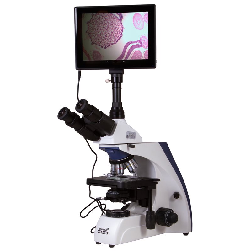 Microscopio trinoculare digitale Levenhuk MED D30T LCD Microscopio trinoculare digitale Levenhuk MED D30T LCD