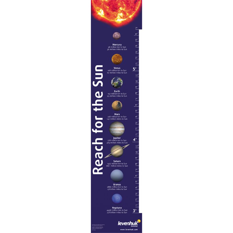 Diagramma di crescita Levenhuk "Reach for the Sun" (Arriva al Sole) Diagramma di crescita Levenhuk "Reach for the Sun" (Arriva al Sole)