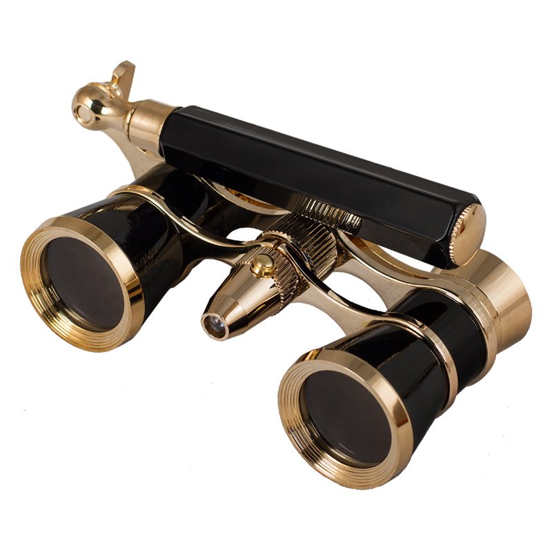 Binocolo da teatro Levenhuk Broadway 325N (lorgnette con luce LED), nero Binocolo da teatro Levenhuk Broadway 325N (lorgnette con luce LED), nero
