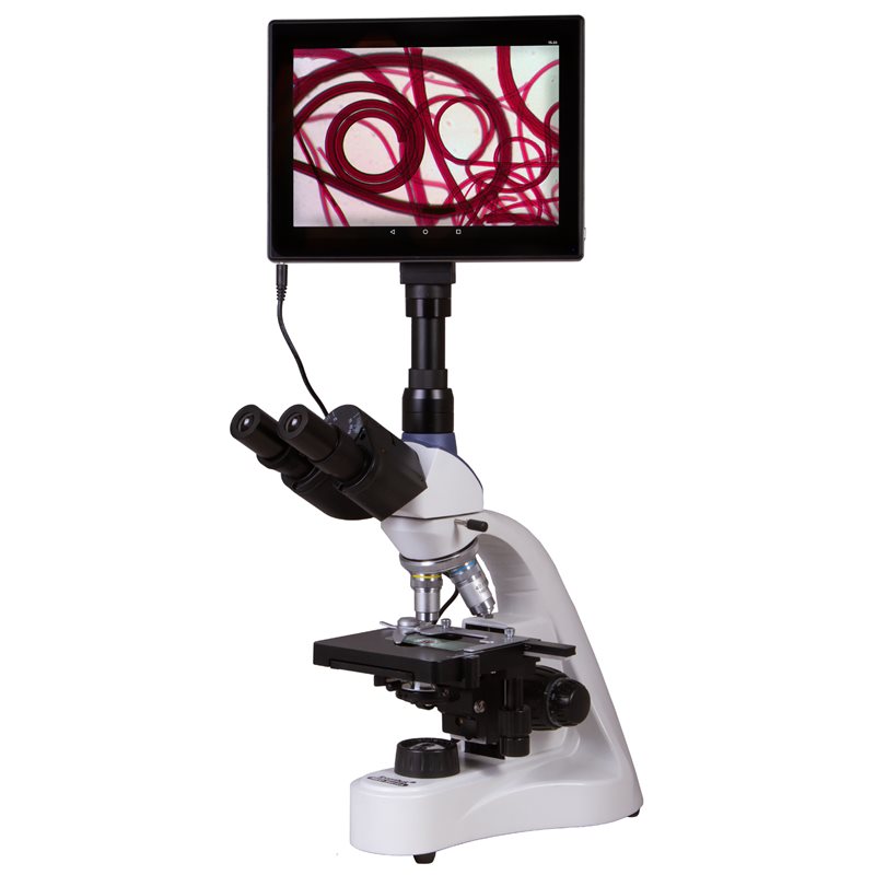 Microscopio trinoculare digitale Levenhuk MED D10T LCD Microscopio trinoculare digitale Levenhuk MED D10T LCD